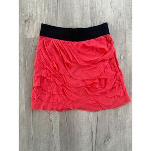 Express medium tiered layered mini skirt